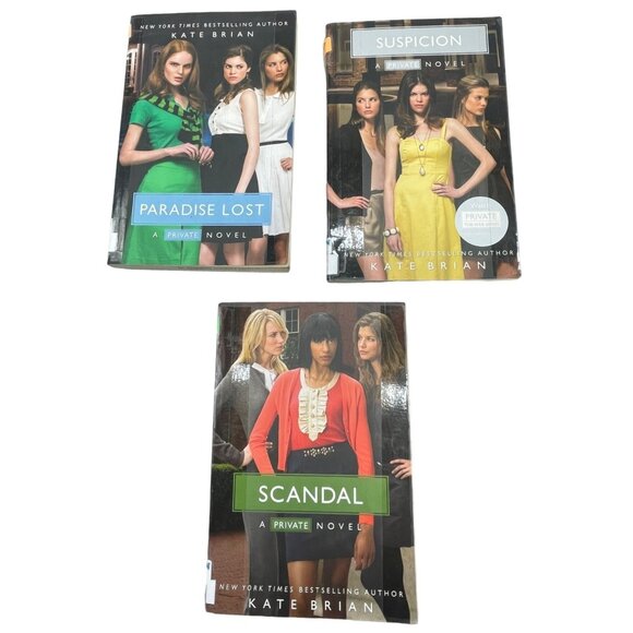 A private novel lot of 3 paperback books by Kate Brian English teens Simon READ - Picture 1 of 7